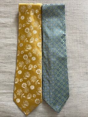 City of London | Pair of Men's 100% Silk Neckties